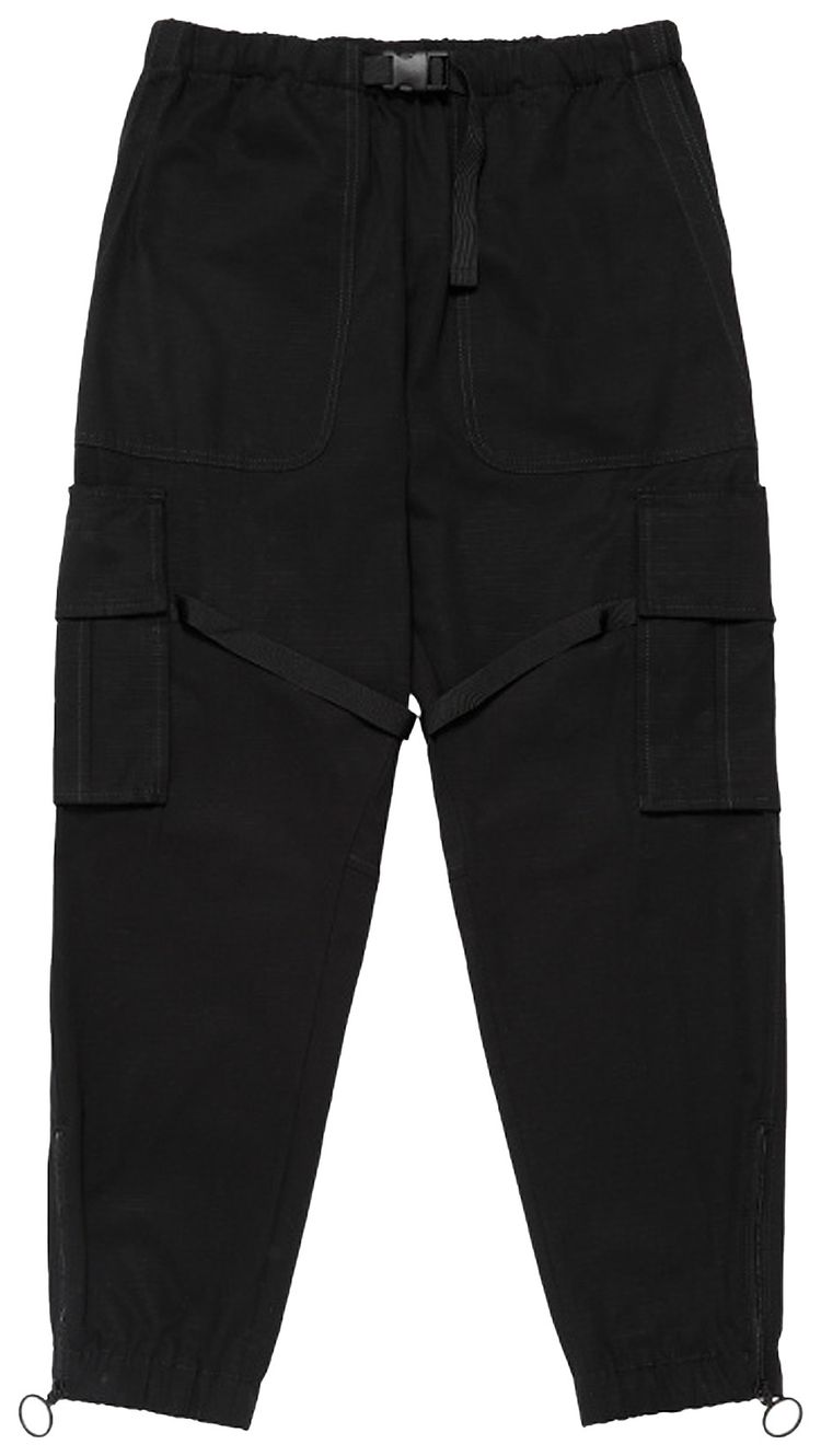 Off White Arrow Cotton Cargo Pant Black