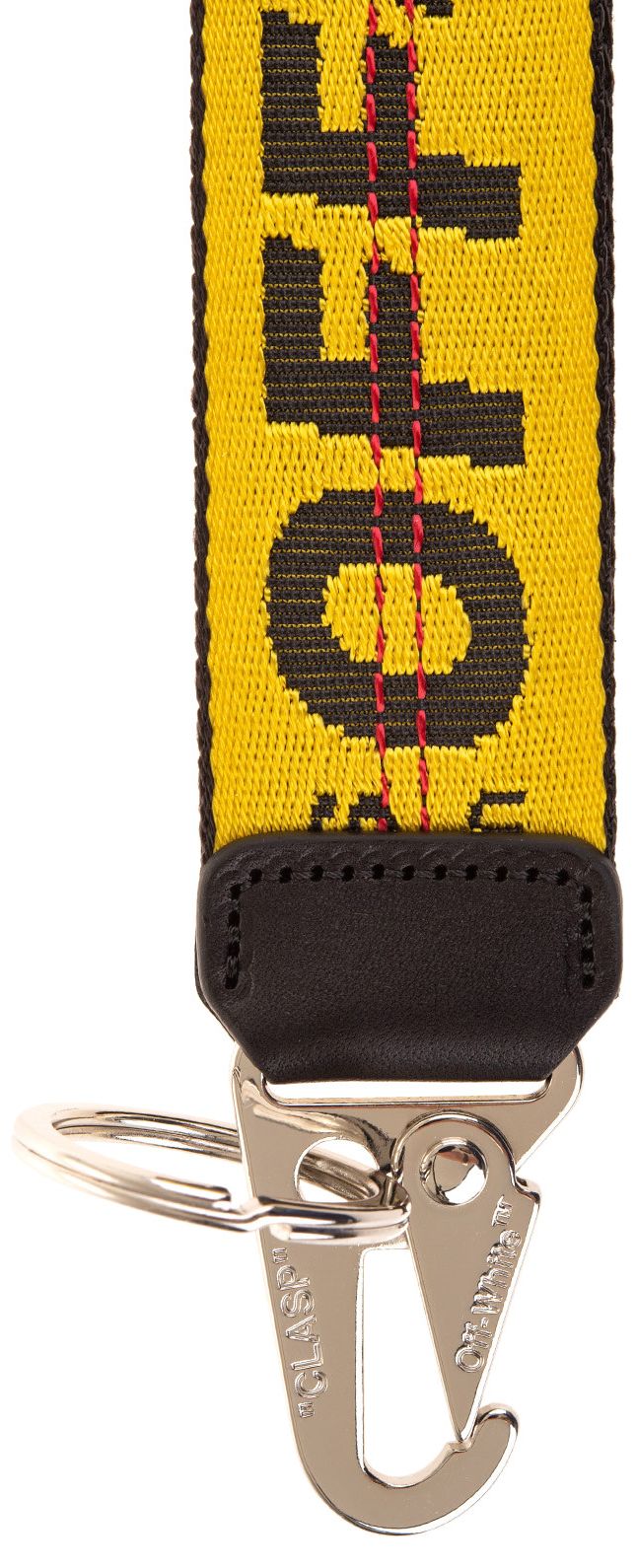 Off White Classic Industrial Key Holder YellowBlack