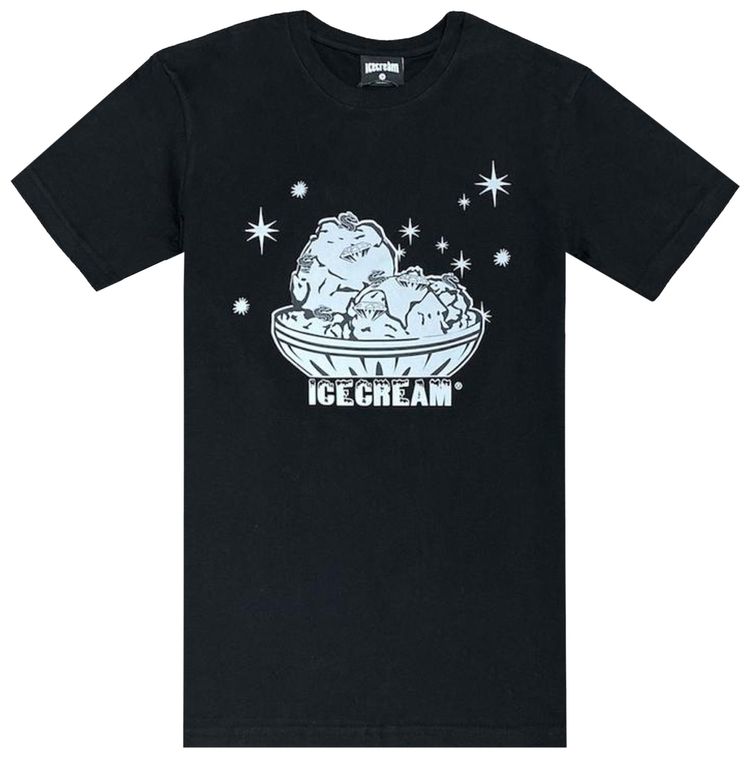 Icecream Bowl Short Sleeve Tee Black