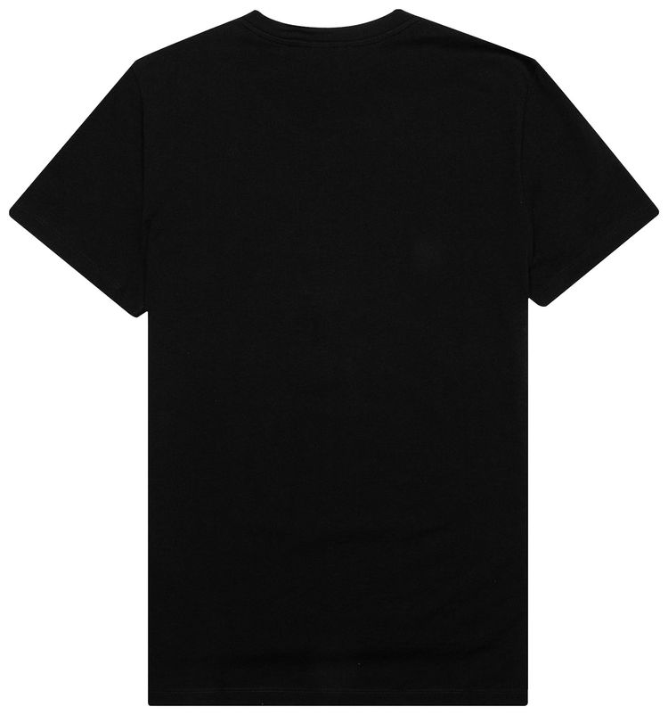Balmain Silver Foil T Shirt Black
