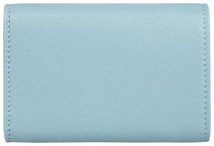 Balenciaga Papier Mini Wallet BlueLight Blue