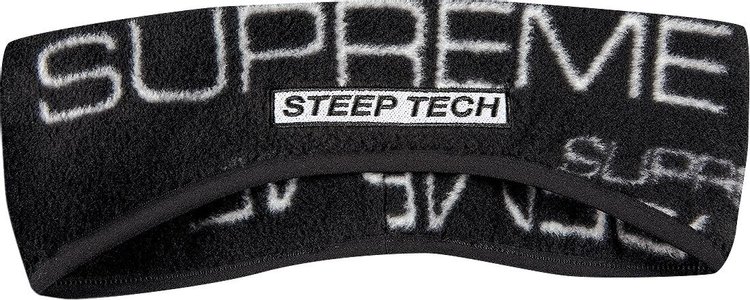 Supreme Fleece Headband Black FW13