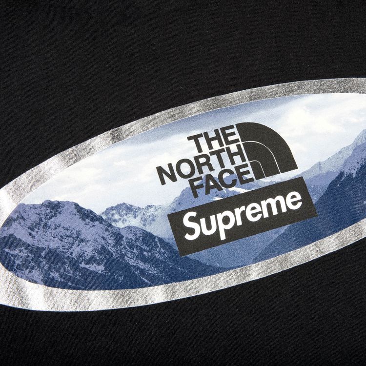 Supreme x The North Face Mountains Tee Black