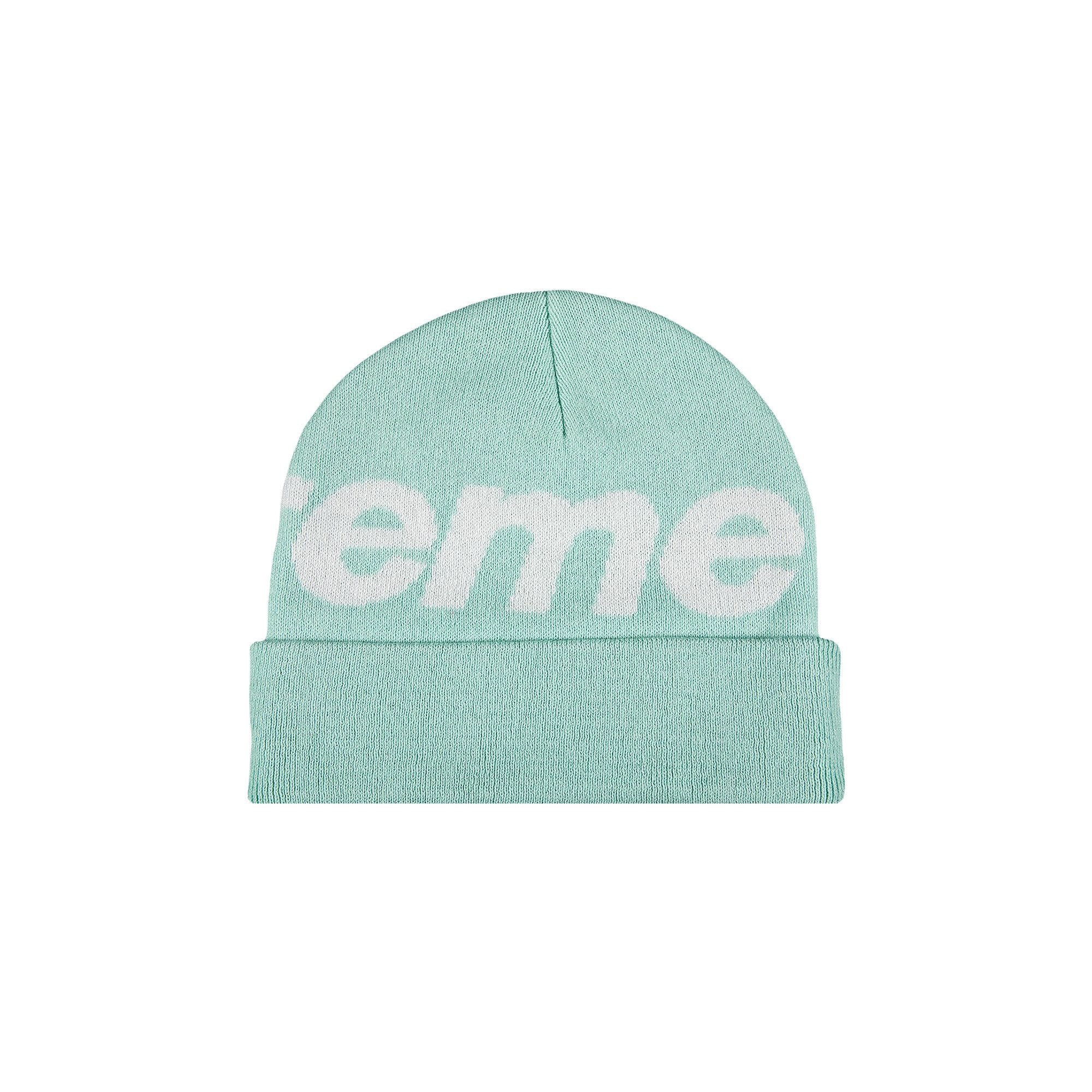 Buy Supreme Big Logo Beanie 'Turquoise' - FW21BN56 TURQUOISE | GOAT