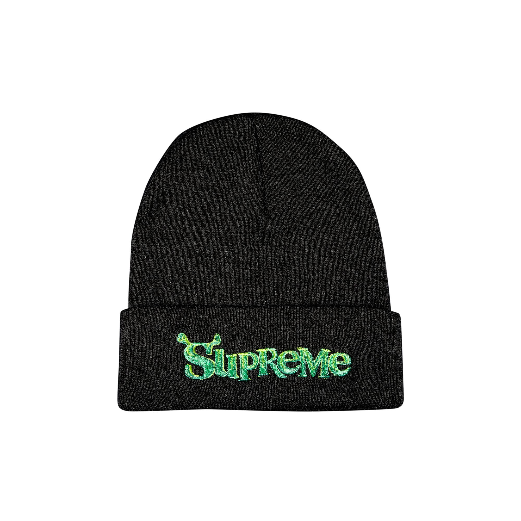 Buy Supreme Shrek Beanie 'Black'   FWBN BLACK   GOAT
