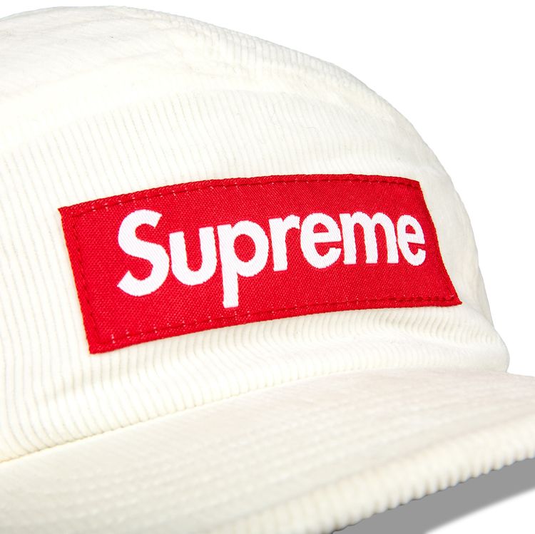 Supreme GORE TEX Corduroy Camp Cap White