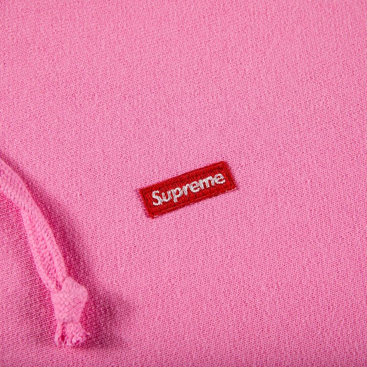 Supreme Small Box Hooded Sweatshirt Pink
