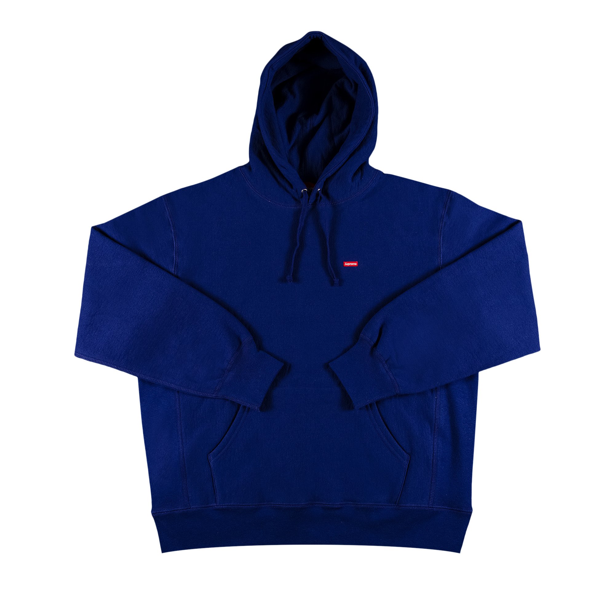 Buy Supreme Small Box Hooded Sweatshirt 'Dark Royal' - FW21SW67