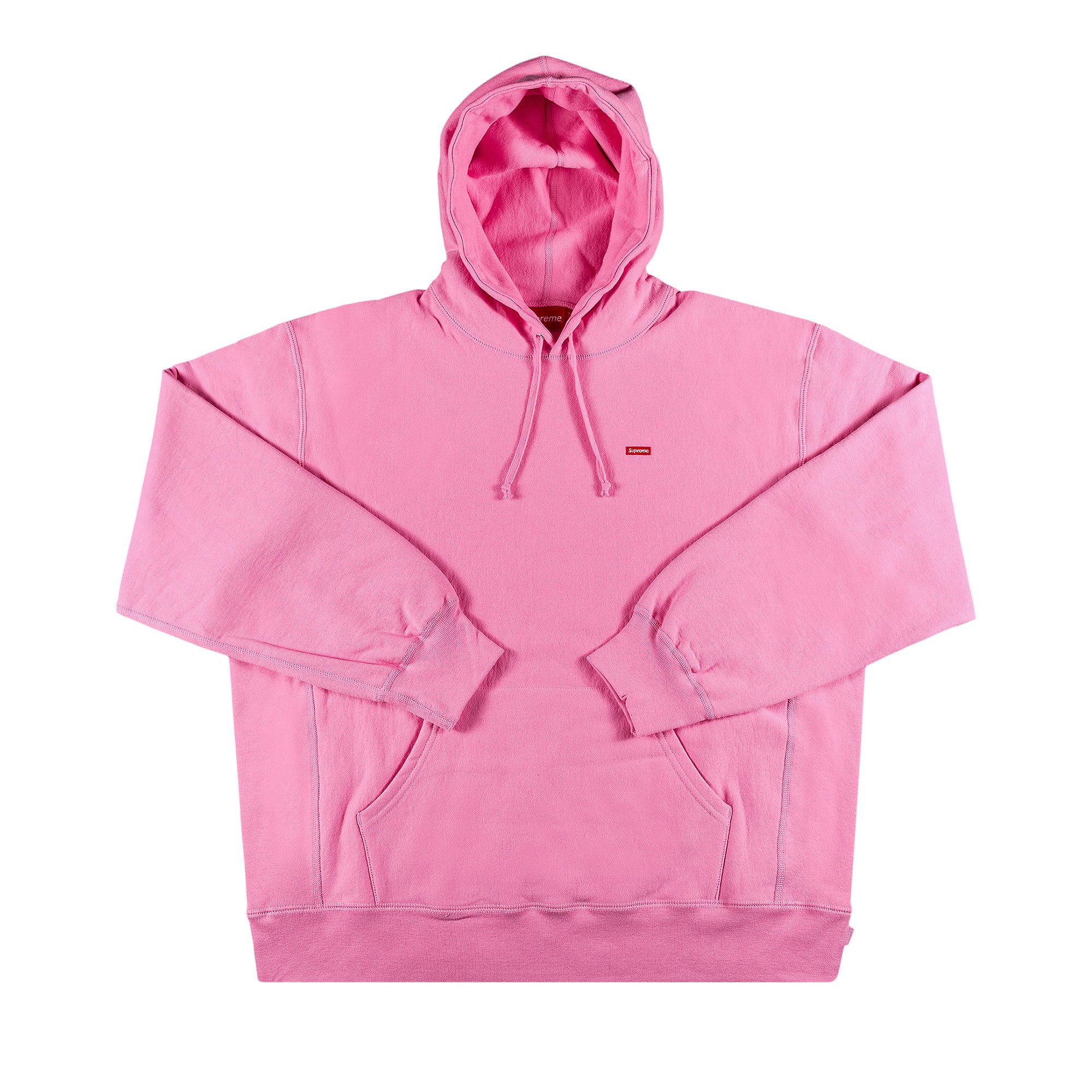 Supreme Small Box Hooded Sweatshirt 'Pink' | GOAT