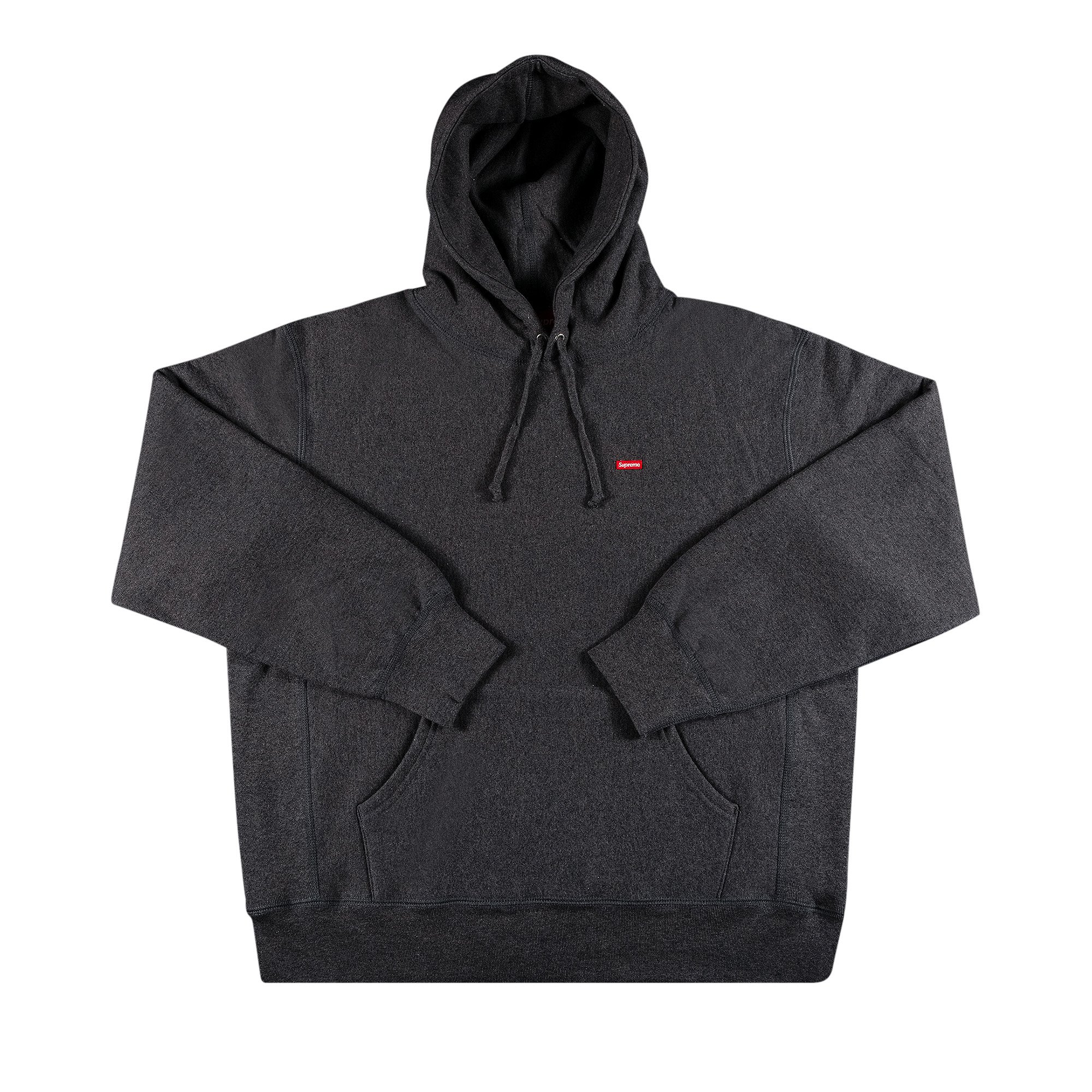 Supreme Small Box Hooded Sweatshirt 'Charcoal'