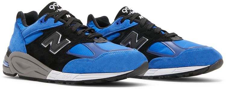 New Balance 990v2 Made in USA Blue Suede