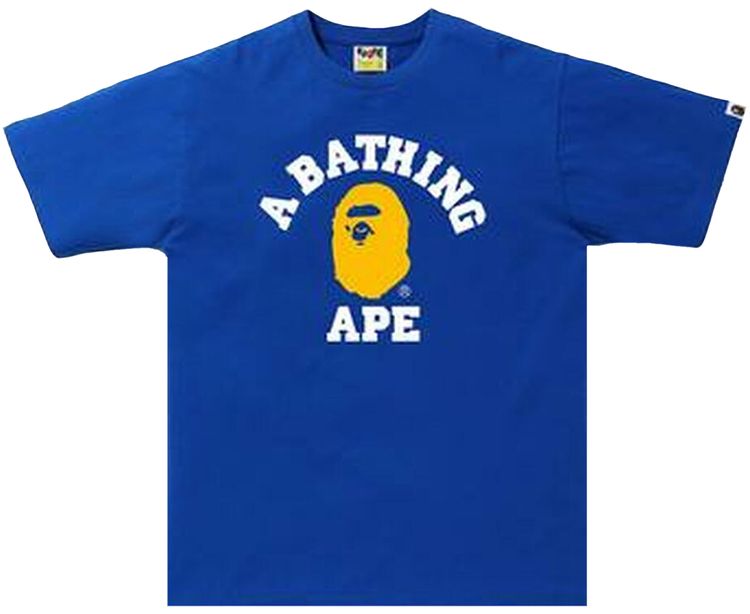 BAPE Colors College Tee Blue