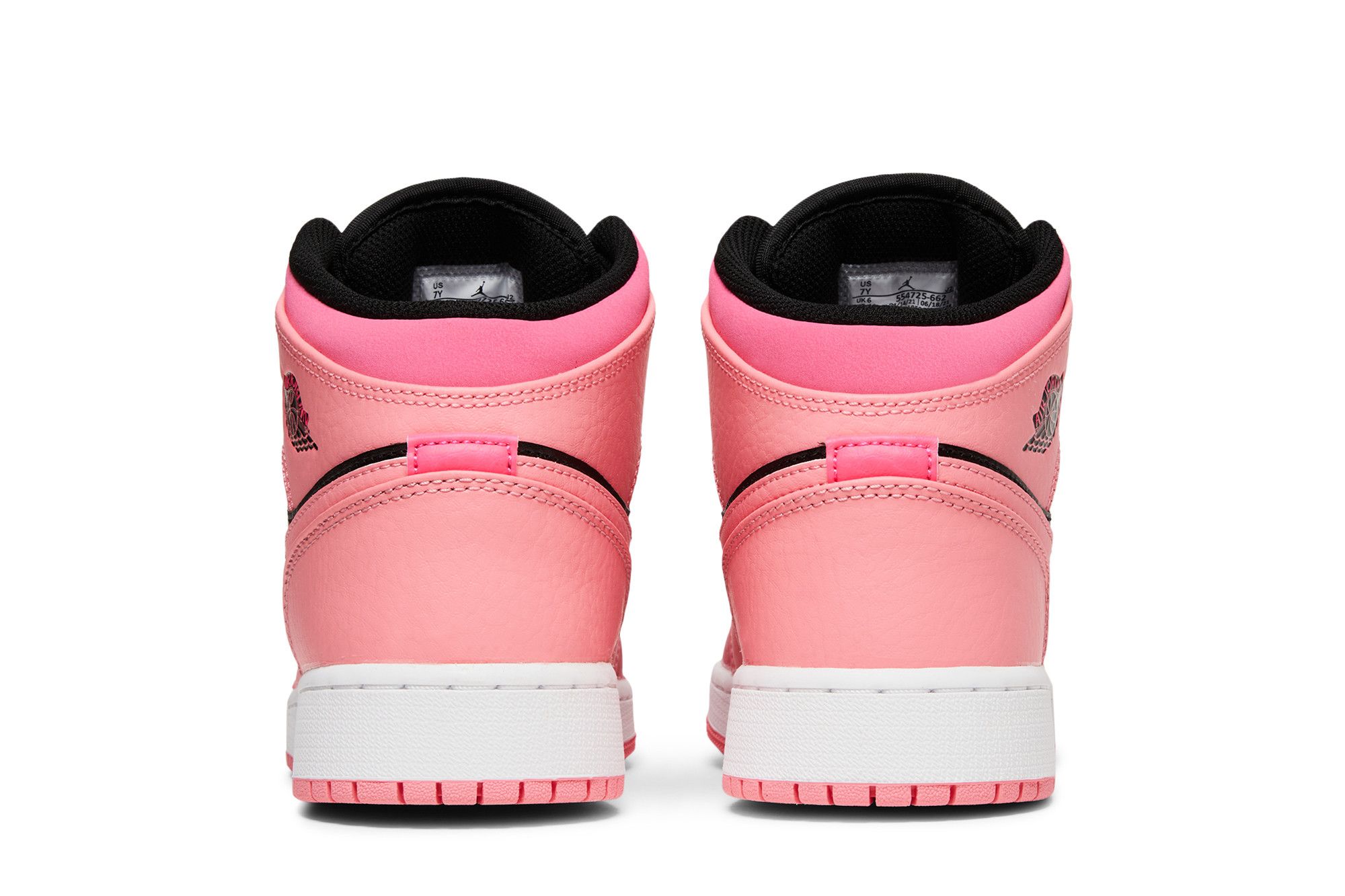 ナイキ エア ジョーダン 1 MID GS 24cm 554725-662 楽天市場】NIKE ナイキ AIR JORDAN 1 MID GS 'CORAL CHALK