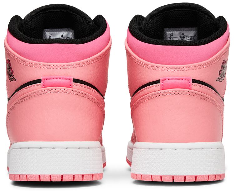 Air Jordan 1 Mid GS Coral Chalk