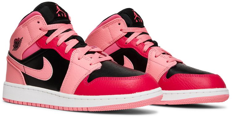 Air Jordan 1 Mid GS Coral Chalk