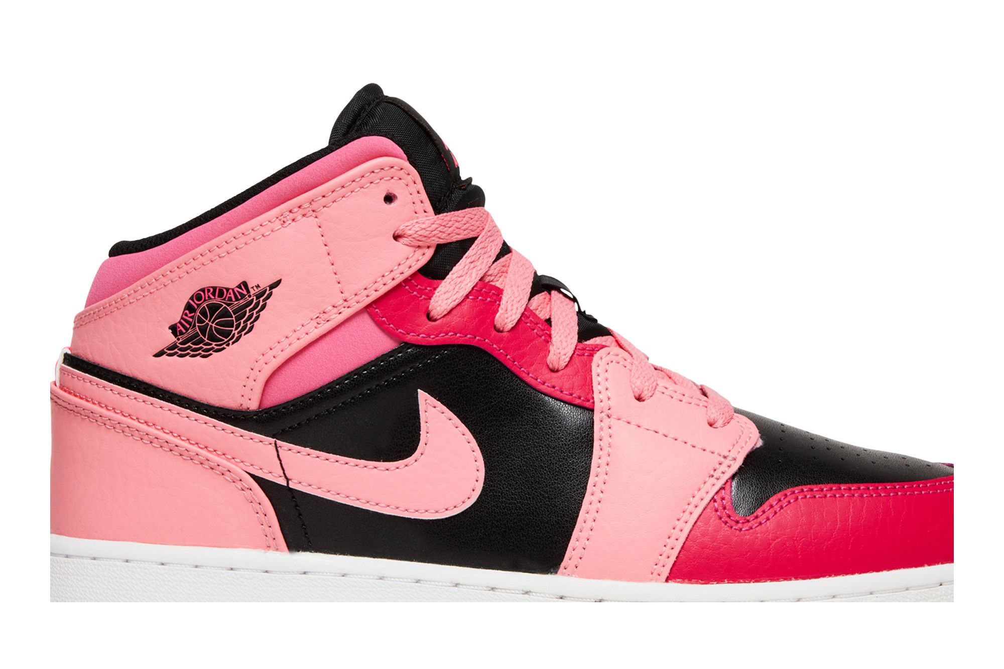 Air Jordan 1 Mid GS Coral Chalk 554725-662 Release Date - SBD
