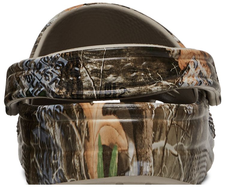 thisisneverthat x Realtree x Crocs Classic Clog Edge Camo Walnut