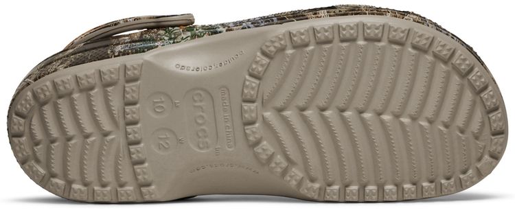 thisisneverthat x Realtree x Crocs Classic Clog Edge Camo Walnut
