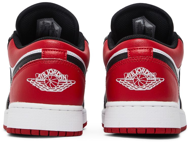 Air Jordan 1 Low GS Bred Toe