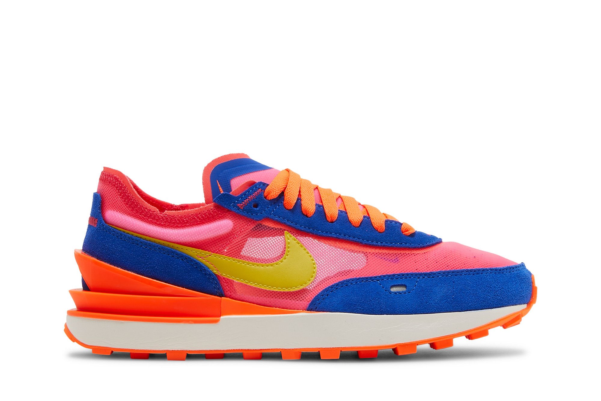 Wmns Waffle One Racer Blue Hyper Pink