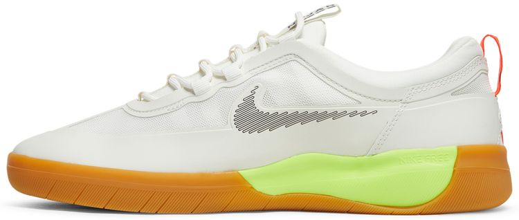 Nyjah Free 2 SB Rawdacious   Summit White