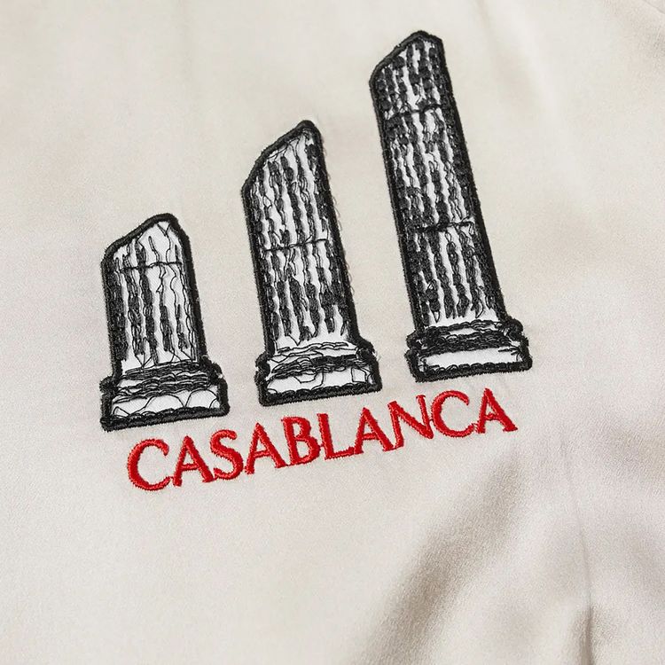 Casablanca Embroidered Souvenir Jacket Grey