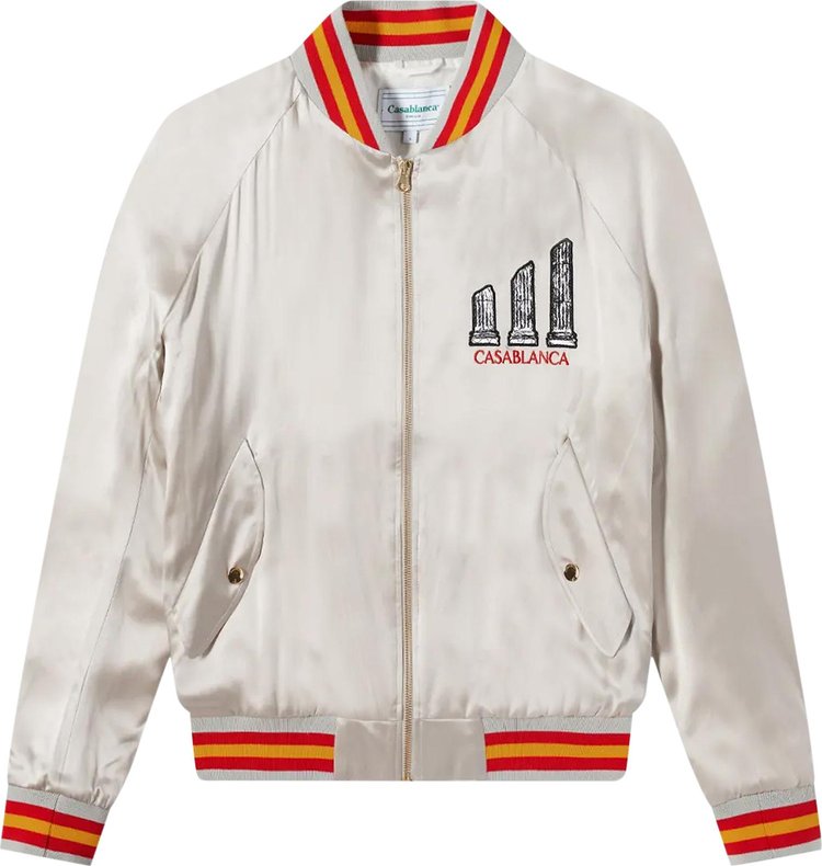 Casablanca Embroidered Souvenir Jacket 'Grey'