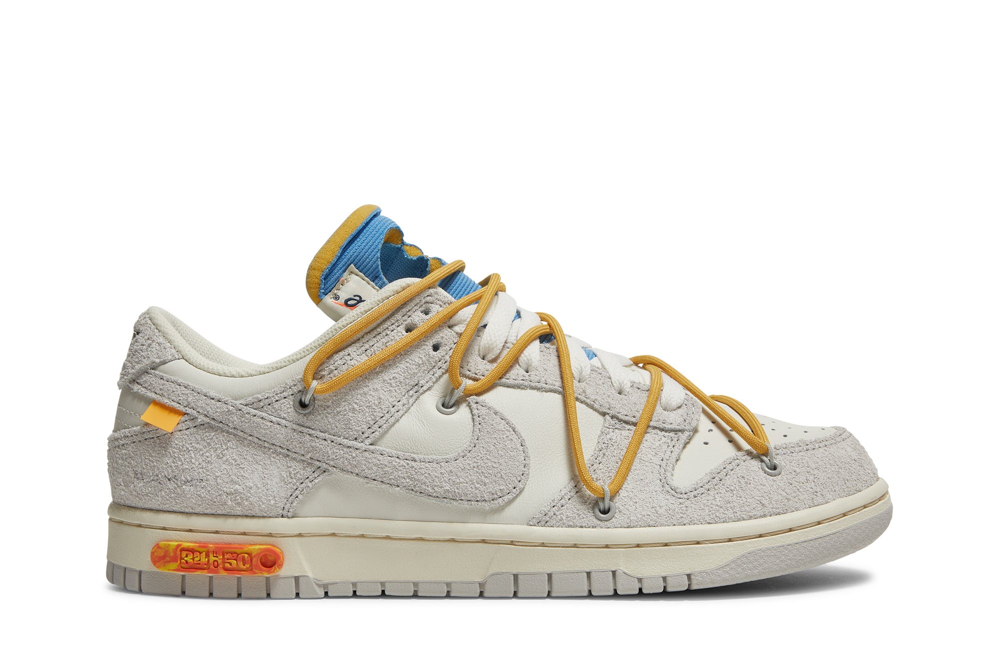 Buy Off-White x Dunk Low 'Lot 34 of 50' - DJ0950 102 | GOAT