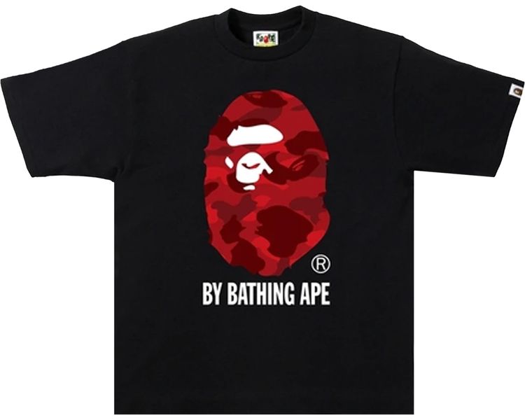 BAPE Color Camo By Bathing Ape Tee BlackRed
