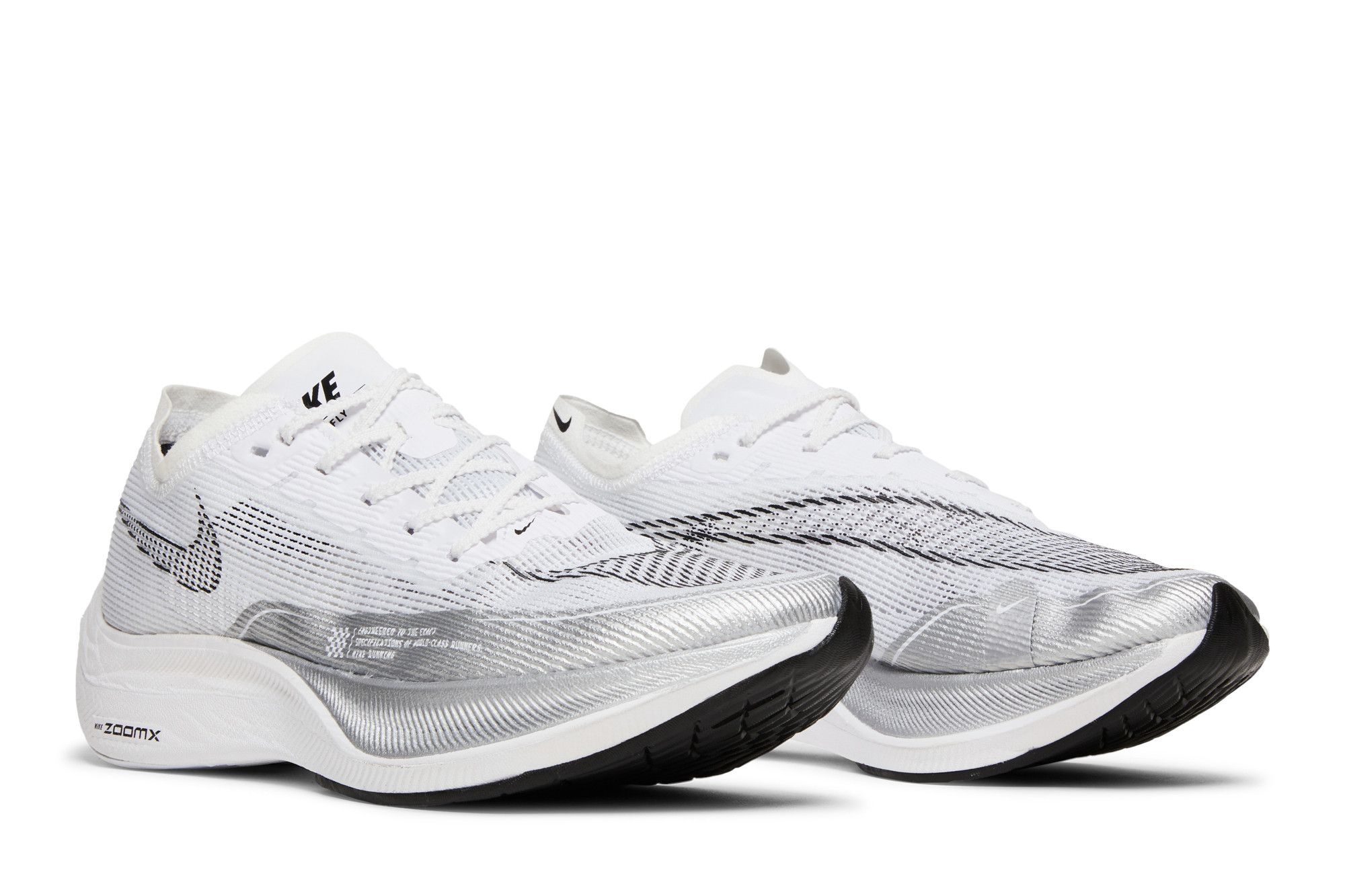 Size 5.0 Wmns ZoomX Vaporfly NEXT% 2 'White Metallic Silver'