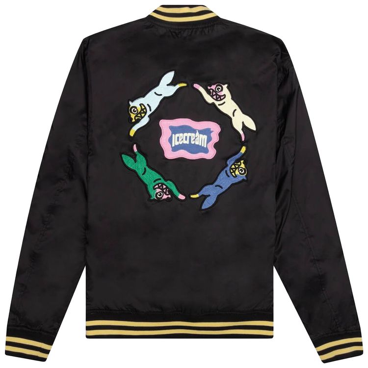 Icecream Stacked Jacket Black