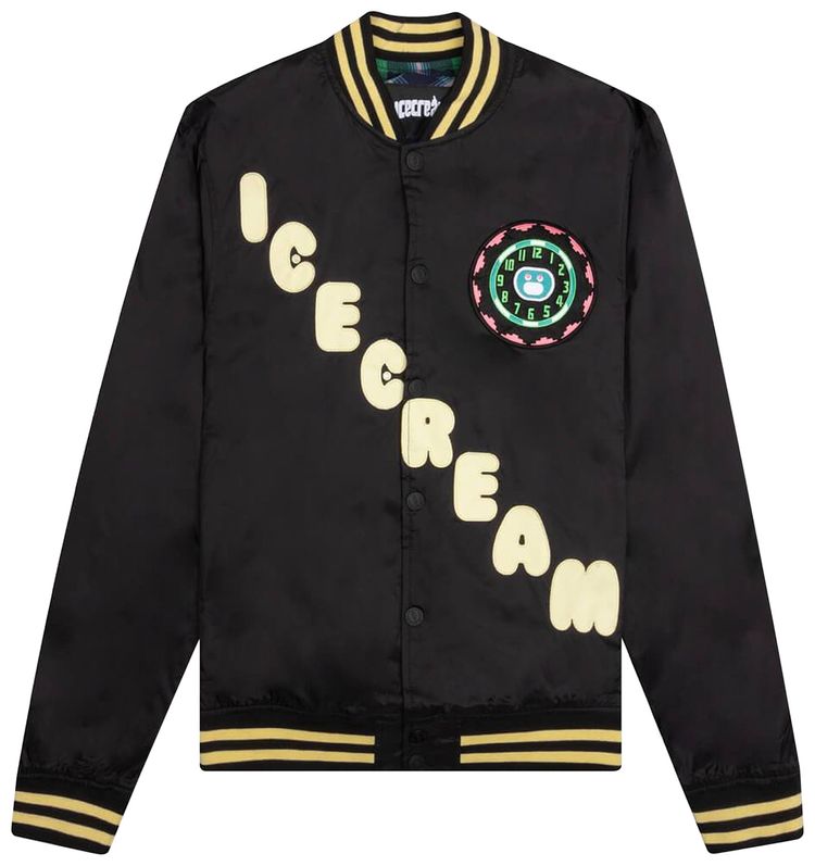 Icecream Stacked Jacket Black