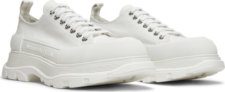 Alexander McQueen Tread Slick Lace Up White