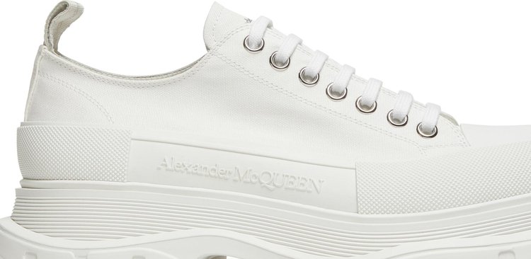 Alexander McQueen Tread Slick Lace Up White