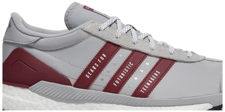 Human Made x adidas Country Free Hiker Grey Burgundy