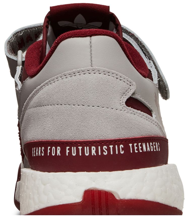 Human Made x adidas Forum Low Grey Burgundy