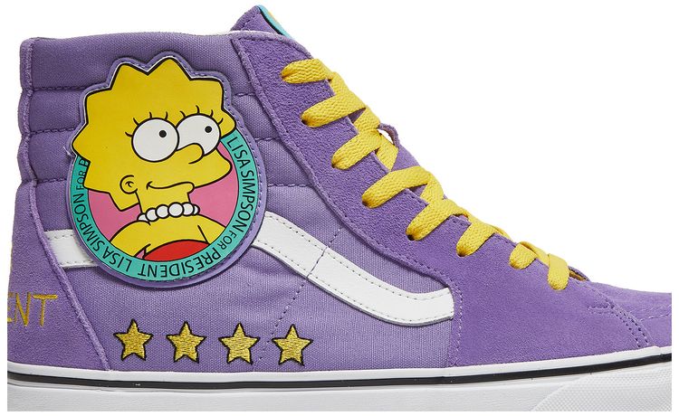 The Simpsons x Vans Sk8 Hi Lisa 4 Prez