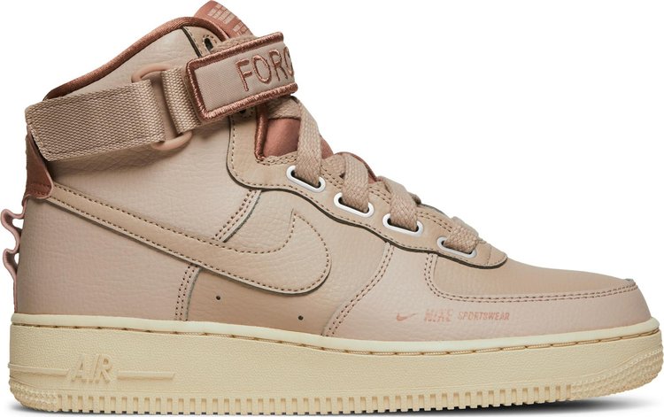 Mysterious Lada Turbulence Wmns Air Force 1 High Utility 'Pink' | GOAT