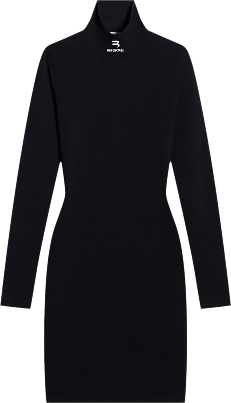 Balenciaga Open-Back Dress 'Black'