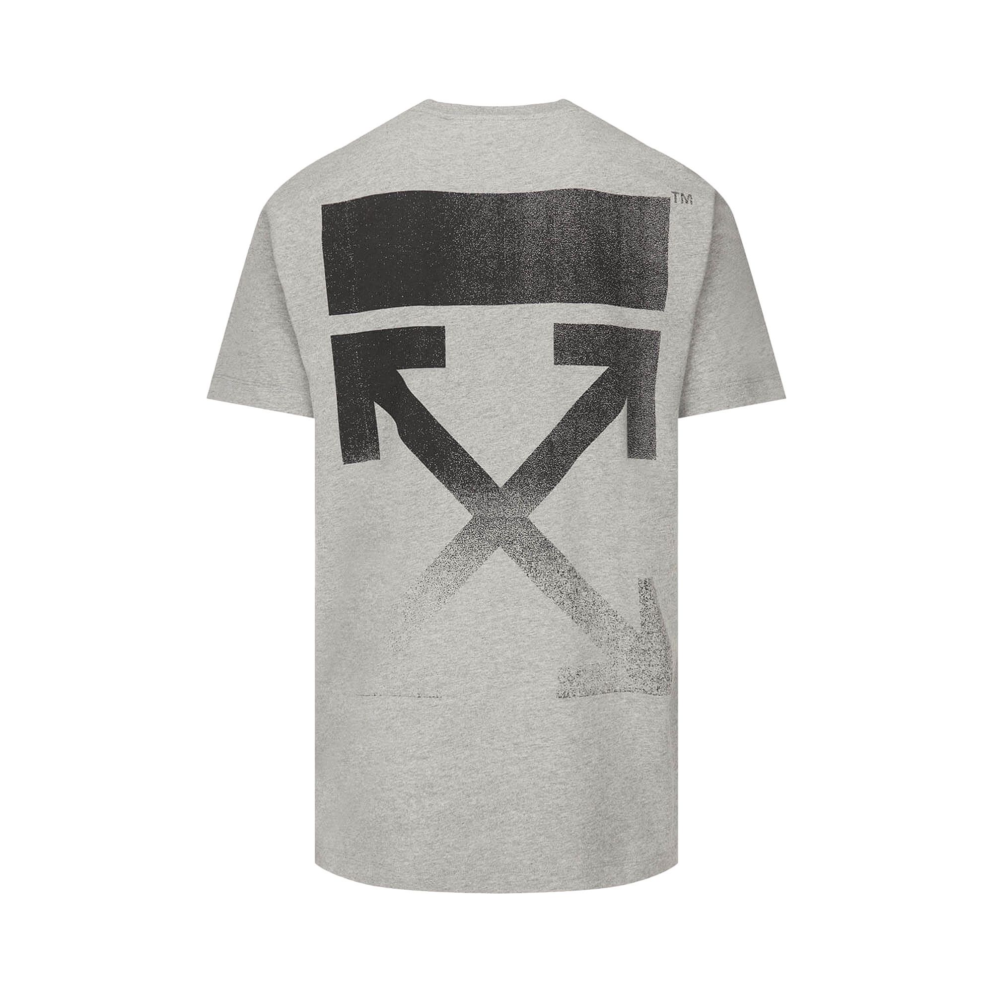 Off white t shirt grey shop