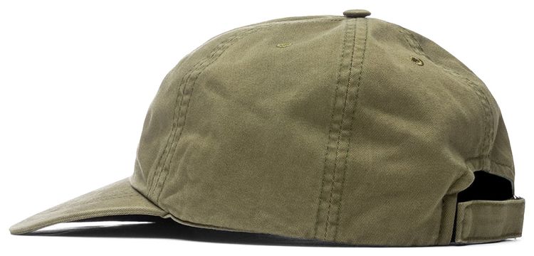 Off White Logo Baseball Cap GreenBlack