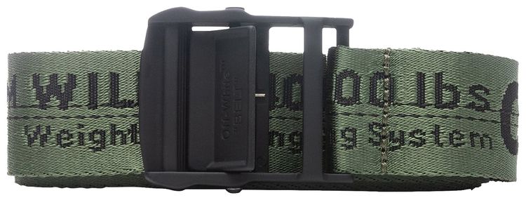 Off White Classical Industrial Belt GreenBlack