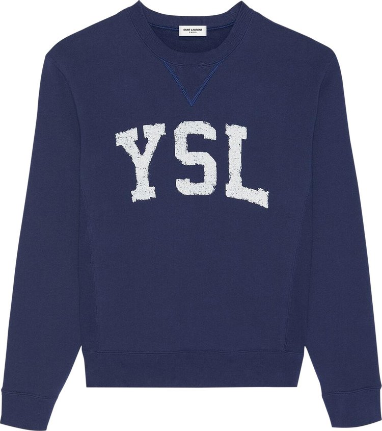 Saint Laurent YSL Sweatshirt 'Marine'