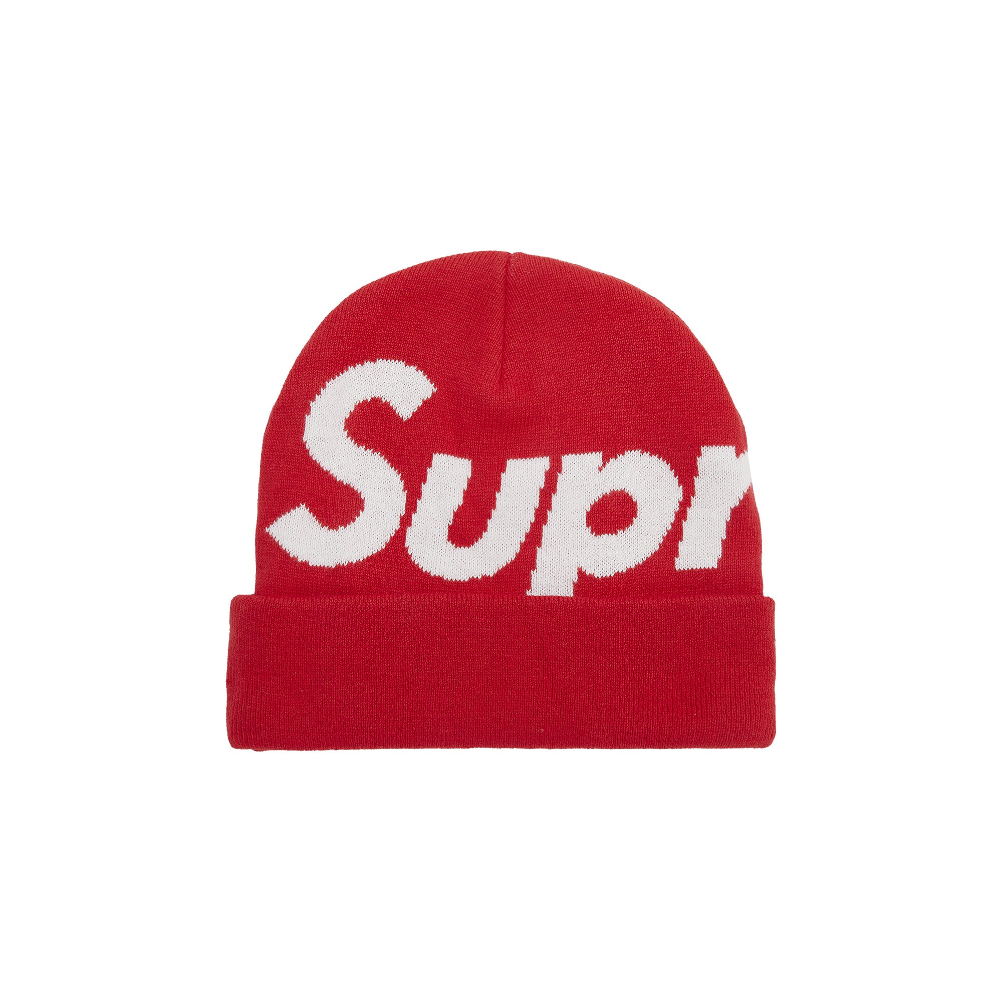 Buy Supreme Big Logo Beanie 'Red' - FW21BN56 RED | GOAT