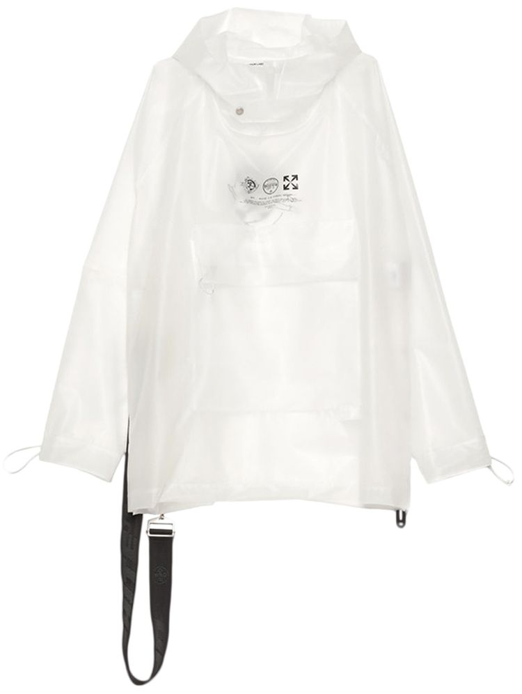 Off White Multi Symbols Anorak Jacket White
