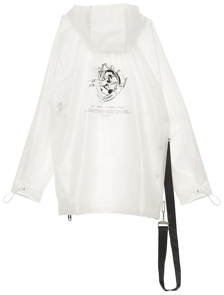 Off White Multi Symbols Anorak Jacket White