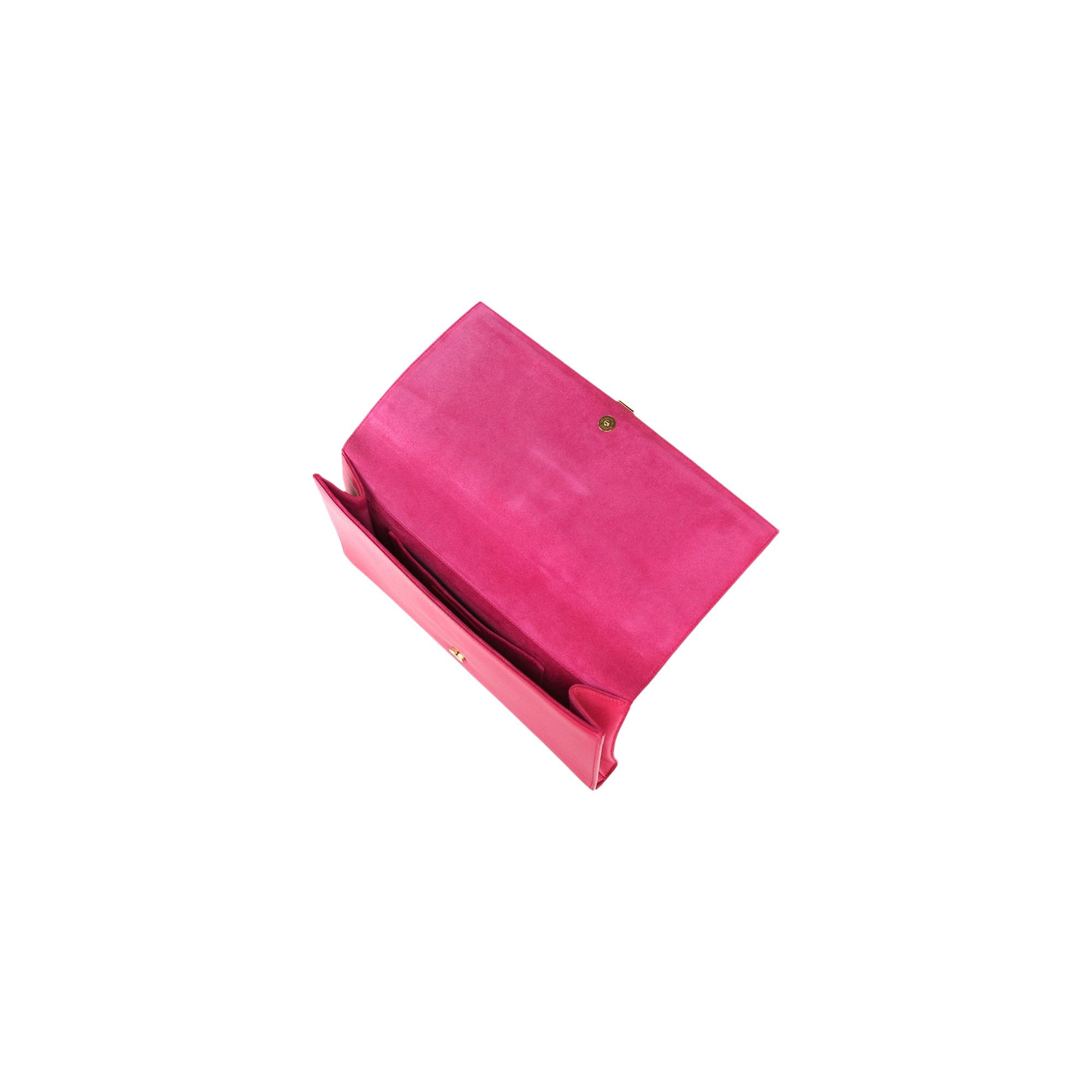 24AW new/Saint Laurent カサンドレレザー携帯ポーチ Bag Pink 24AW new/Saint Laurent カサンドレレザー携帯ポーチ Bag Pink
