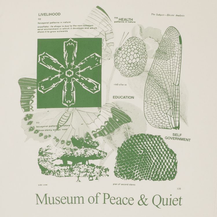 Museum of Peace  Quiet Fibonacci Crewneck Off White