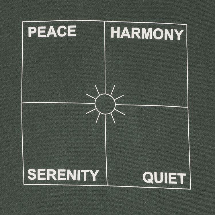 Museum of Peace  Quiet 4 Corners Crewneck Forest Green