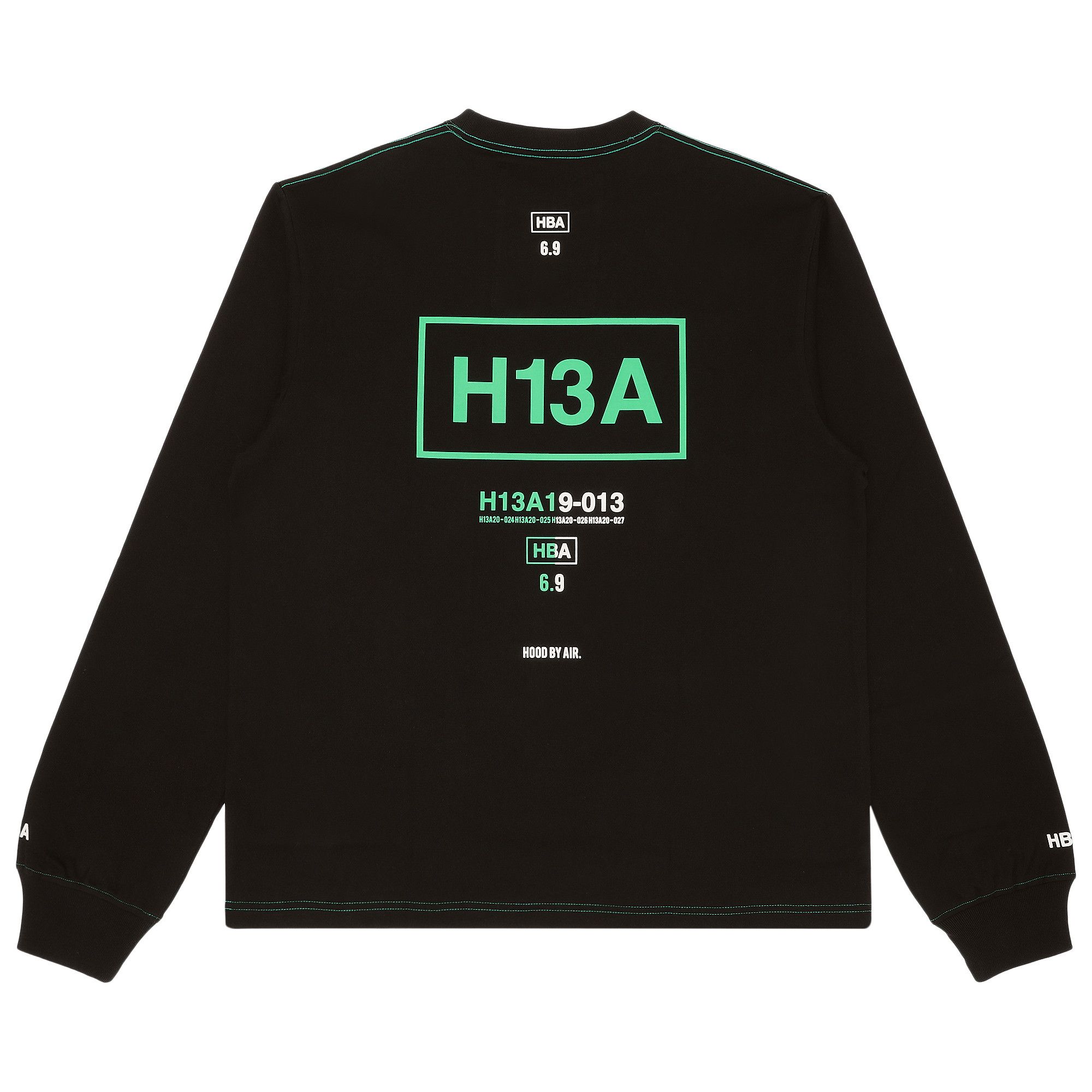 Buy Hood By Air Long-Sleeve Tee 'Black' - HBA 152B 04 | GOAT